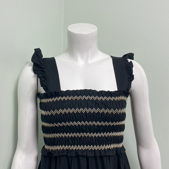 ANTHROPOLOGIE Embroidered Berenice Maxi Dress By Especia - Picture 4 of 8